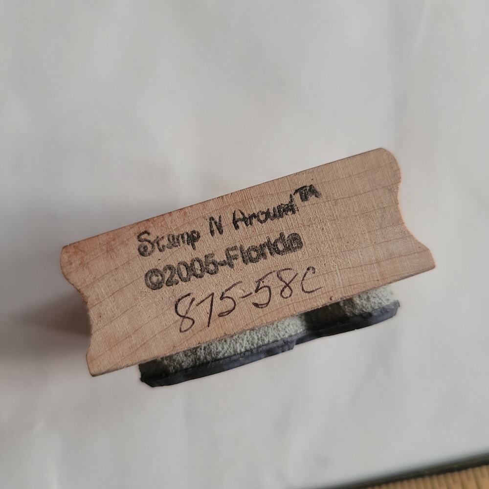 Vintage 2005 Rubber Stamp Dachshund Puppy Wiener Dog Realistic Mounted - Picture 3 of 5